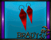 [B]simple red earrings