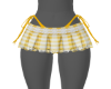 Yellow Tartan Skirt  Set