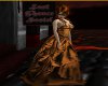 Copper Gold Royalty Gown