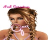 Harness Choker pink