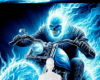 Flaming bike bg