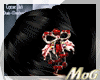 *MG* Red Bow Hairpins