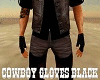 Cowboy Gloves Black