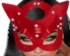 Cat Red Mask