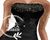 Black gold gown