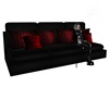 Red n Black sofa