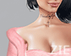 Fur Coat & Crop Top Pink