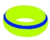 green/blue playful tube