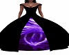 Black & Purple Ball Gown