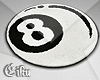 White 8 Ball Rugs