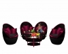 Maroon Black Chair 2