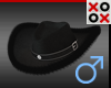 Black Fur Cowboy Hat