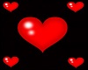 red @ black heart rub