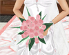 (20D) pink bride bouquet