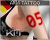 +KM+ Arm Tat 05 LEFT