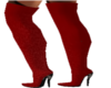 Red Leather Kinky Boots 