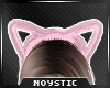 N: Pink Fur Cat Ears
