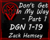DGN Dont Get In - Part 1