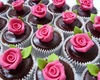 Valentines Rose Cupcakes