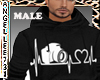 BLACK MALE HOODY  CAMERA