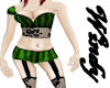 Gothic green lingerie GA