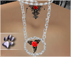 (dp) Rose Chain Collar