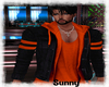 *SW* Orange/Black Hoodie