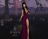 Wine Pinup Gown