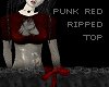 [P]  punk red top