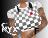 ! CHECKERED TOP LV1 TAT