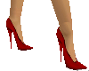 (T) Red spiked heels