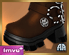 Fall Leather Boots Brown