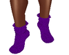 Purple sock short