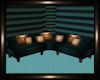 ! Corner Couch Teal