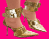 Gold Belt Pumps Deriv
