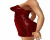 BB Red Snakeskin dress
