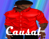 Casual Dress Shirt red