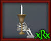 Skeleton Candle Gold 2