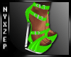Neon Green Heels