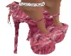 Rose Mardi Gras heels