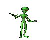 Alien  animaterd dancing
