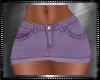 Purple Jean Skirt RL