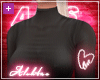 Al's black sheer top