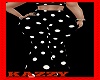 BLK/DOT FLAKE PANTS
