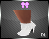 DL BOOTS WHITE KITTY