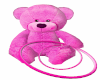 pink hula teddy bear