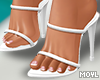 Ivy White Heels
