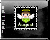 August Birth Stamp