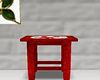 red rose end table