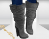 SE-Grey Suede Boots
